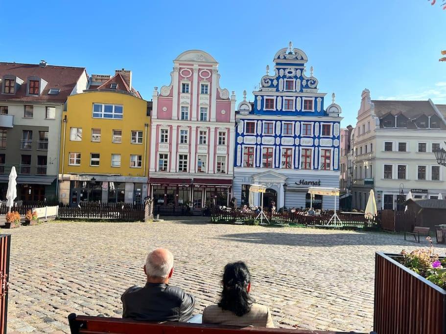 Ferienwohnung Old Town Square, Perfect Location And View . Stettin Exterior foto